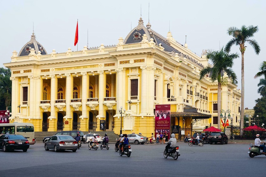 Nhà hát lớn Hà Nội, công trình kiểu Pháp tiêu biểu