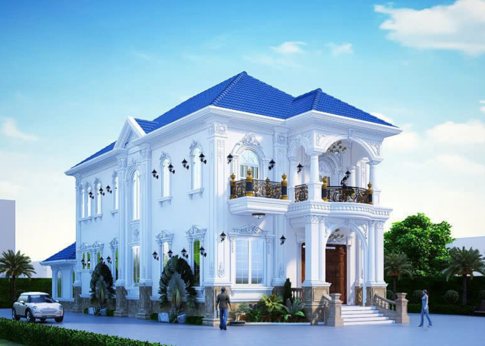 KIẾN TẠO KHÔNG GIAN SỐNG THƯỢNG LƯU VỚI BIỆT THỰ TÂN CỔ ĐIỂN MÁI NHẬT TẠI BÌNH PHƯỚC