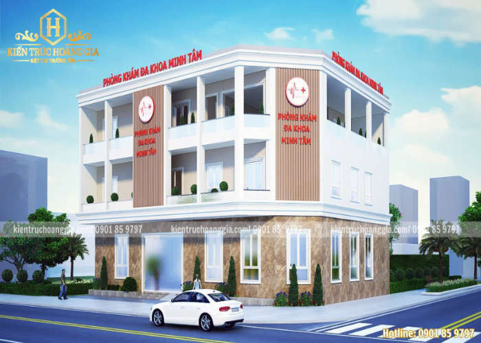 PHÒNG KHÁM ĐA KHOA MINH TÂM – CÔNG TRÌNH Y TẾ HIỆN ĐẠI 3 TẦNG + SÂN THƯỢNG TẠI BÌNH PHƯỚC CŨ