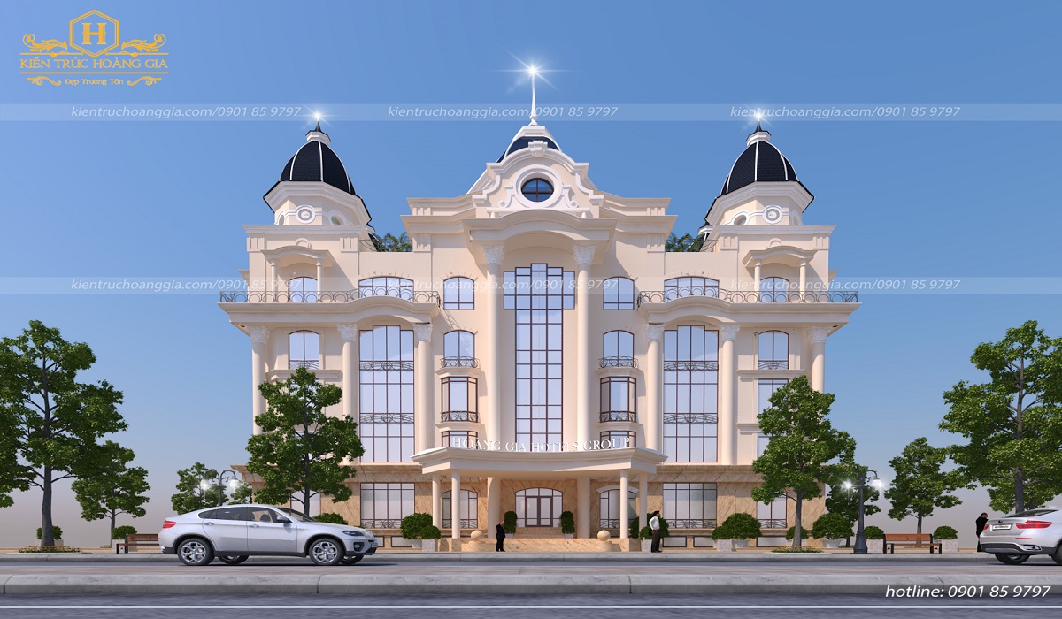 Thiết kế khách sạn 5 tầng anh Nguyên Bình Thuận